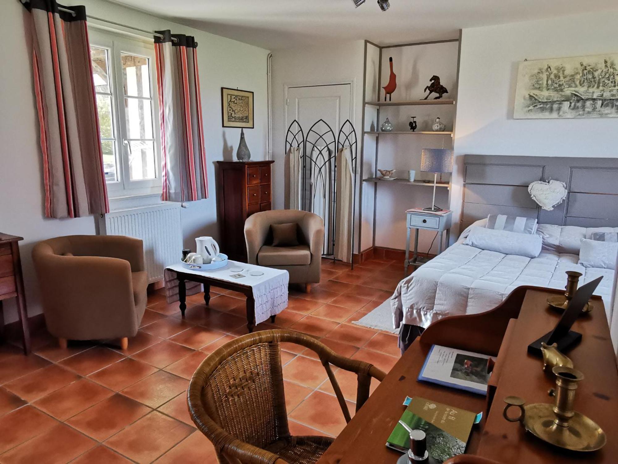 Les Marronniers Hotel Cambremer Quarto foto